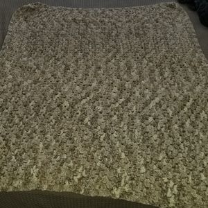 Handmade crocheted baby blanket